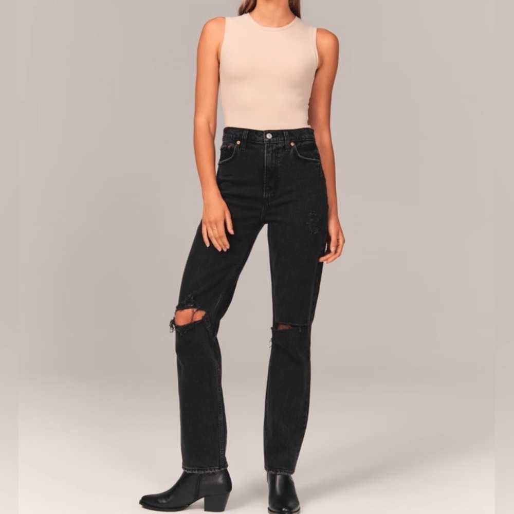Abercrombie & Fitch 90s Straight Ultra High Rise
